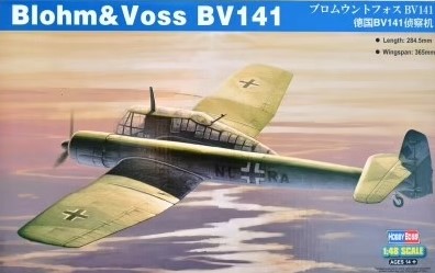 BLOHM & VOSS BV141 – HOBBY BOSS 1:48 + 2 Set adicionales (Ver características)