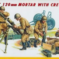 SOVIET 120mm MORTAR WITH CREW – ITALERI 1:35