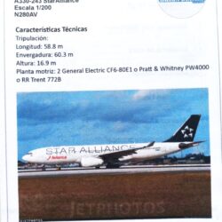 Calcas Airbus A-330-243 Star Alliance – 1:200 – Orión Decals
