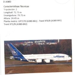 Calcas Airbus A-380-8 Lufthansa – 1:200 – Orión Decals