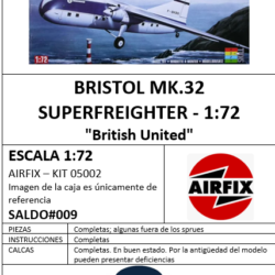 BRISTOL Mk.32  SUPERFREIGHTER “British United” – AIRFIX 1:72 “SALDO”