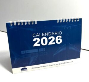 CALENDARIO ESCRITORIO HANGAR HOBBIES 2026